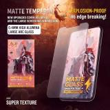 QI-VERSE PELÍCULA TEMPLADA MATE PARA APPLE IPHONE 13 / IPHONE 13 PRO / IPHONE 14 / IPHONE 16E / IPHONE 17E