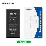 RELIFE BATERIA DE GRAN CAPACIDAD (2520 mAh) PARA APPLE IPHONE 13 MINI 5.4 (DIAGNOSTICABLE BATERIA NO ES NECESARIO SOLDAR CABLE ORIGINAL DE BATERIA NO HAY MENSAJE DE "PARTE DESCONOCIDA") (REQUIERE ACTUALIZACIÓN A LA ÚLTIMA VERSIÓN)