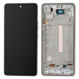 PANTALLA TACTIL + DISPLAY LCD DISPLAY COMPLETO + MARCO PARA SAMSUNG GALAXY A53 5G A536B BLANCO OEM