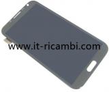 PANTALLA TACTIL+DISPLAY LCD DISPLAY COMPLETO SIN MARCO PARA SAMSUNG GALAXY NOTE2 N7100 N7105 GRIS