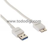 CABLE DE DATOS ET- DQ10Y0WE PARA SAMSUNG GALAXY NOTE3 N9005 BLANCO ORIGINAL