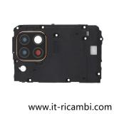 TAPA TRASERA SOPORTE CAMARA PARA HUAWEI P40 LITE / NOVA 6 SE JNY-L21A NEGRO