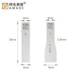 RASPADOR DE HOJALATA / HOJAS #4 + #6 2PIEZAS PARA AMAOE CUCHILLO DE REPARACIÓN MÓVIL