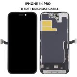 PANTALLA TACTIL + DISPLAY OLED DISPLAY COMPLETO PARA APPLE IPHONE 14 PRO 6.1 TD OLED VERSIONE SOFT (DIAGNOSTICABLE NO ES NECESARIO TRASPLANTAR EL IC DE PANTALLA ORIGINAL)