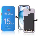 DISPLAY LCD + PANTALLA TACTIL DISPLAY COMPLETO PARA APPLE IPHONE 15 PRO 6.1 INCELL ZY FHD 1080P