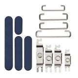 SET 3 PIEZAS TECLADO DE VOLUMEN ENCENDIDO I BOTON VIBRAZIONE PARA APPLE IPHONE 15 PRO 6.1 / IPHONE 15 PRO MAX 6.7 AZUL