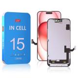 DISPLAY LCD + PANTALLA TACTIL DISPLAY COMPLETO PARA APPLE IPHONE 15 6.1 INCELL ZY FHD 1080P