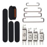 SET 3 PIEZAS TECLADO DE VOLUMEN ENCENDIDO I BOTON VIBRAZIONE PARA APPLE IPHONE 15 6.1 / IPHONE 15 PLUS 6.7 NEGRO