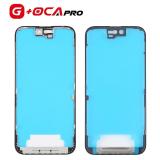 G+ PRO REEMPLAZO DEL SOPORTE DEL BISEL DEL MARCO DELANTERO LCD PARA APPLE IPHONE 16 PLUS 6.7 NEGRO