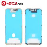 G+ PRO REEMPLAZO DEL SOPORTE DEL BISEL DEL MARCO DELANTERO LCD PARA APPLE IPHONE 16 PRO 6.3 NEGRO