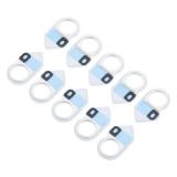 SET 10 PIEZAS PROTECTOR ANTIPOLVO DEL MICRÓFONO TRASERO PARA APPLE IPHONE 16 6.1 / IPHONE 16 PLUS 6.7