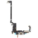 CABLE FLEX DE CARGA PARA APPLE IPHONE 17 PRO MAX 6.9 PLATEADO ORIGINAL