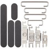 SET 3 PIEZAS TECLADO DE VOLUMEN ENCENDIDO I BOTON VIBRAZIONE PARA APPLE IPHONE 17 6.3 NEGRO
