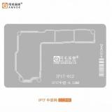 AMAOE IP17 0.12mm PLANTILLA DE REBALLING BGA DE CAPA MEDIA PARA APPLE IPHONE 17