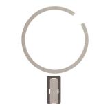 SET 2 PIEZAS IMAN DE CARGA INALAMBRICA PARA APPLE IPHONE 17 6.3