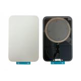 TAPA TRASERA DE CRISTAL PARA APPLE IPHONE 17 PRO MAX 6.9 PLATEADO