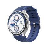 RELOJ INTELIGENTE + CARGADOR MAGNÉTICO PARA WATCH X ROUND PLATEADO