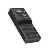 W-858 60W CARGADOR DE ESCRITORIO USB DE 12 PUERTOS