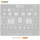 AMAOE IPAD AIR 2020-A14 PLANTILLA METALICA DE CHIP IC PARA IPAD AIR 2020 0.12MM