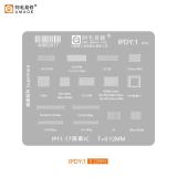 AMAOE PANTALLA IC MALLA DE ACERO PARA IP 11-16 APPLE IPHONE 11 - 12 / 13 / 13 MINI / 13 PRO / 13 PRO MAX / 14 / 14 PLUS / 14 PRO / 14 PRO MAX / 15 / 15 PLUS / 15 PRO / 15 PRO MAX / 16 / 16 PLUS / 16 PRO / 16 PRO MAX / 17 / 17 AIR / 17 PRO / 17 PRO MAX