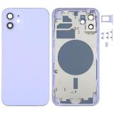 TAPA TRASERA PARA APPLE IPHONE 12 6.1 VIOLETA OEM