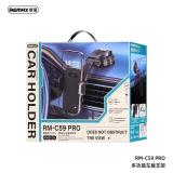 REMAX RM-C59 PRO SOPORTE MULTIFUNCIONAL PARA COCHE NEGRO