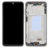 PANTALLA TACTIL + DISPLAY AMOLED DISPLAY COMPLETO CON MARCO PARA SAMSUNG GALAXY A26 5G A266B NEGRO ORIGINAL (SERVICE PACK)