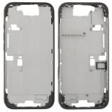MARCO CENTRAL A PARA APPLE IPHONE 16 PRO 6.3 NEGRO OEM (SIN BOTÓN DE CÁMARA + CABLE)