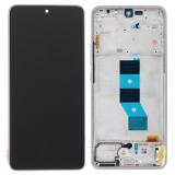 PANTALLA TACTIL + DISPLAY OLED DISPLAY COMPLETO + MARCO PARA XIAOMI POCO M7 PRO 5G (2409FPCC4G 2409FPCC4I) VIOLETA ORIGINAL (SERVICE PACK)