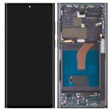 PANTALLA TACTIL + DISPLAY AMOLED DISPLAY COMPLETO + MARCO PARA SAMSUNG GALAXY S22 ULTRA 5G S908B NEGRO OEM