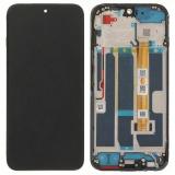 PANTALLA TACTIL + DISPLAY LCD DISPLAY COMPLETO CON MARCO PARA OPPO A6 4G (CPH2817) / A6 5G (CPH2831) NEGRO ORIGINAL