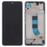 PANTALLA TACTIL + DISPLAY AMOLED DISPLAY COMPLETO + MARCO PARA XIAOMI REDMI NOTE 13 4G (23129RAA4G 23124RA7EO) AZUL ORIGINAL (SERVICE PACK)