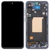 PANTALLA TACTIL + DISPLAY AMOLED DISPLAY COMPLETO CON MARCO PARA SAMSUNG GALAXY A55 5G A556B AZUL MARINO / NEGRO OEM