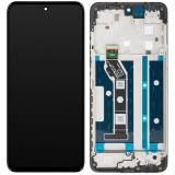 PANTALLA TACTIL + DISPLAY LCD DISPLAY COMPLETO CON MARCO PARA MOTOROLA MOTO G15 (XT2521-2) NEGRO ORIGINAL