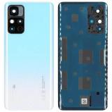 TAPA TRASERA PARA XIAOMI REDMI NOTE 11S 5G (22031116BG) ESTRELLA AZUL / BLANCO ORIGINAL