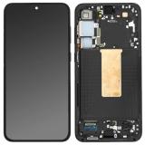 PANTALLA TACTIL + DISPLAY AMOLED DISPLAY COMPLETO + MARCO PARA SAMSUNG GALAXY S23 PLUS 5G / S23+ 5G S916B NEGRO FANTASMA ORIGINAL (SERVICE PACK) (ENSAMBLADO)