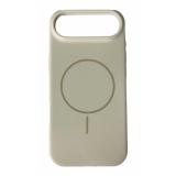 FUNDA DE SILICONA LIQUIDA + MAGNETIC PARA APPLE IPHONE AIR BLANCO
