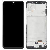 DISPLAY LCD + PANTALLA TACTIL DISPLAY COMPLETO + MARCO PARA SAMSUNG GALAXY A32 4G A325F / A325M NEGRO OEM OLED