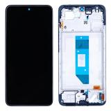 PANTALLA TACTIL + DISPLAY AMOLED DISPLAY COMPLETO + MARCO PARA XIAOMI REDMI NOTE 14 4G (24117RN76G 24117RN76O) NEGRO ORIGINAL (SERVICE PACK)