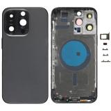 TAPA TRASERA PARA APPLE IPHONE 14 PRO MAX 6.7 NEGRO OEM