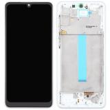 DISPLAY LCD + PANTALLA TACTIL DISPLAY COMPLETO + MARCO PARA SAMSUNG GALAXY A33 5G A336B BLANCO OEM OLED