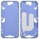 MARCO CENTRAL A PARA APPLE IPHONE 16 PLUS 6.7 AZUL OEM (SIN BOTÓN DE CÁMARA + CABLE)