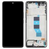 PANTALLA TACTIL + DISPLAY AMOLED DISPLAY COMPLETO + MARCO PARA XIAOMI REDMI NOTE 14 5G (24094RAD4G) NEGRO ORIGINAL (SERVICE PACK)