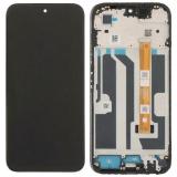 PANTALLA TACTIL + DISPLAY LCD DISPLAY COMPLETO CON MARCO PARA OPPO A6X 4G (CPH2819) / A6K (CPH2891) NEGRO ORIGINAL