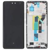 PANTALLA TACTIL + DISPLAY AMOLED DISPLAY COMPLETO + MARCO PARA XIAOMI 13 LITE (2210129SG) NEGRO ORIGINAL (SERVICE PACK)