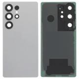 TAPA TRASERA PARA SAMSUNG GALAXY S25 ULTRA S938B TITANIO BLANCO PLATEADO