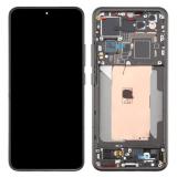 PANTALLA TACTIL + DISPLAY AMOLED DISPLAY COMPLETO + MARCO PARA XIAOMI 15 (24129PN74G 24129PN74I 24129PN74C) NEGRO ORIGINAL (SERVICE PACK)
