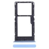 BANDEJA DE TARJETA SIM DUAL PARA XIAOMI REDMI 12 (23053RN02A 23053RN02Y 23053RN02I) / REDMI 12 5G (23076RN4BI 23076RN8DY) AZUL