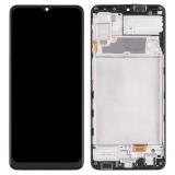 PANTALLA TACTIL + DISPLAY LCD DISPLAY COMPLETO CON MARCO PARA SAMSUNG GALAXY A22 4G A225F NEGRO ORIGINAL (SERVICE PACK)