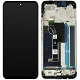 PANTALLA TACTIL + DISPLAY LCD DISPLAY COMPLETO CON MARCO PARA MOTOROLA MOTO G67 POWER NEGRO ORIGINAL